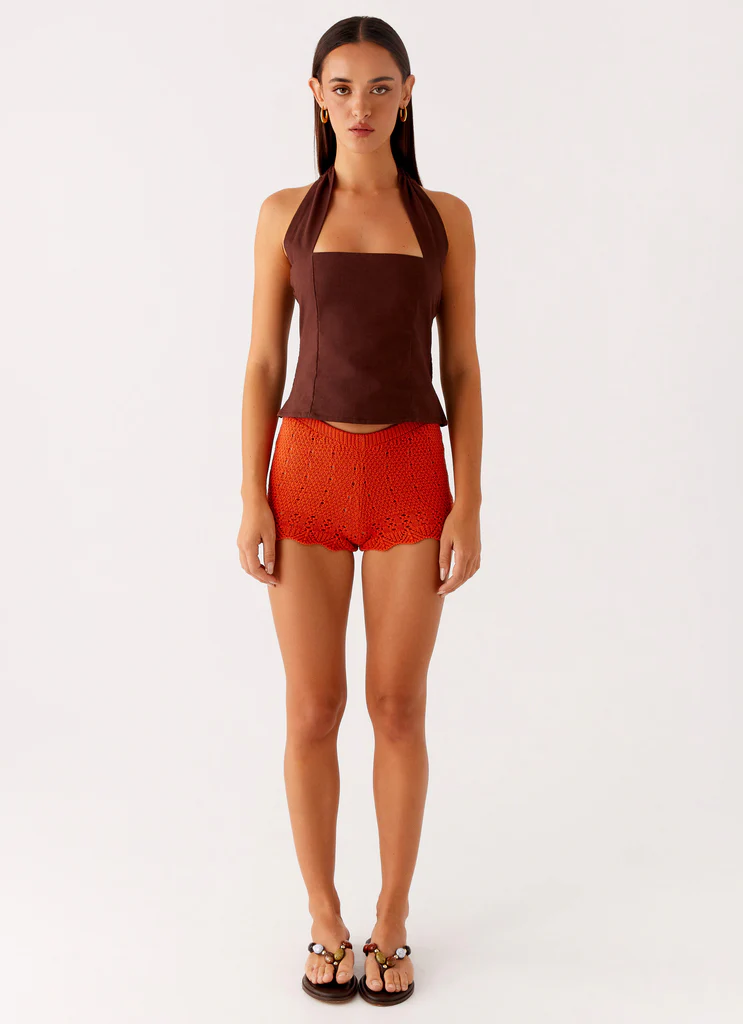 Shorts Mini Low Rise Oakley - Arancione